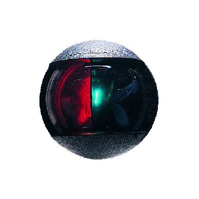 Navigacinė šviesa "Lalizas" POWER 7 (Bi-color , šon. montavimo, juoda apd.)