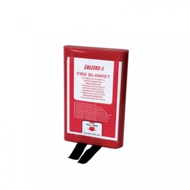Fire Blanket "Lalizas" (100x100,  in PVC case)