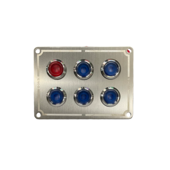 Nerūdijančio plieno mygtukinis jungiklis mėlynas ((on)-off, 19mm, 15A, 12/24v, LED) 2 Nerūdijančio plieno mygtukinis jungiklis mėlynas ((on)-off, 19mm, 15A, 12/24v, LED) 2