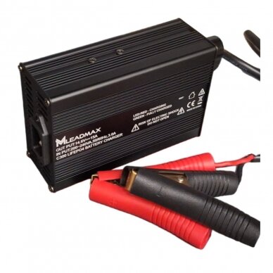 Pakrovėjas LeadMax LifePO4 12v akumuliatoriams (14.6V, 15A) Pakrovėjas LeadMax LifePO4 12v akumuliatoriams (14.6V, 15A)