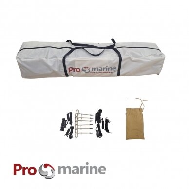 Pop-Up Portable Ice Shelter ProMarine double 360 (360*180*180cm,  grey/black) 3