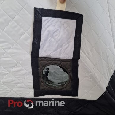 Pop-up shelter for ice fishing ProMarine 260T (260*225*170cm, insulated grey/black) 4