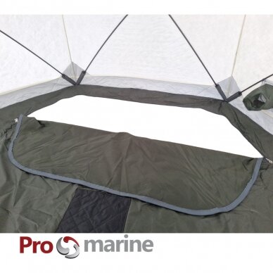 Pop-up shelter for ice fishing ProMarine 260T (260*225*170cm, insulated grey/black) 2