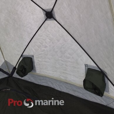 Pop-up shelter for ice fishing ProMarine 260T (260*225*170cm, insulated grey/black) 5