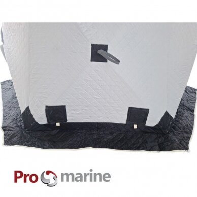 Pop-up shelter for ice fishing ProMarine 260T (260*225*170cm, insulated grey/black) 3