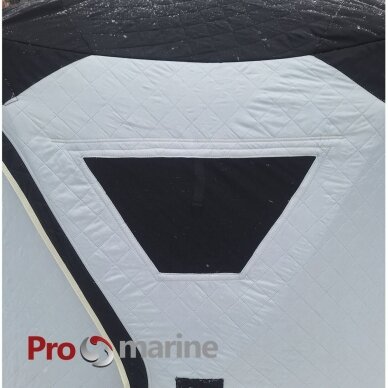 Pop-up shelter for ice fishing ProMarine 260T (260*225*170cm, insulated grey/black) 10
