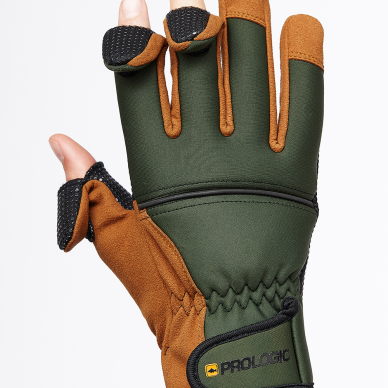 Pirštinės Prologic Neoprene Grip Glove, green/black 2