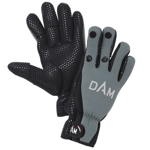 Gloves DAM Neoprene, black/grey - Size L