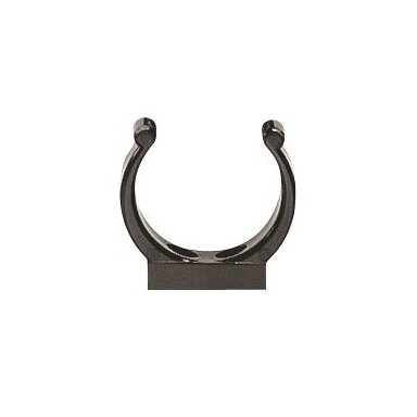Plastic Support Clip Nuova Rade, Ø50mm, Black