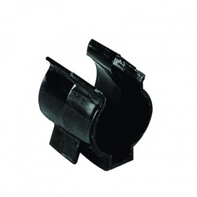Plastic Support Clip, Adjustable, Ø25/32mm, Black