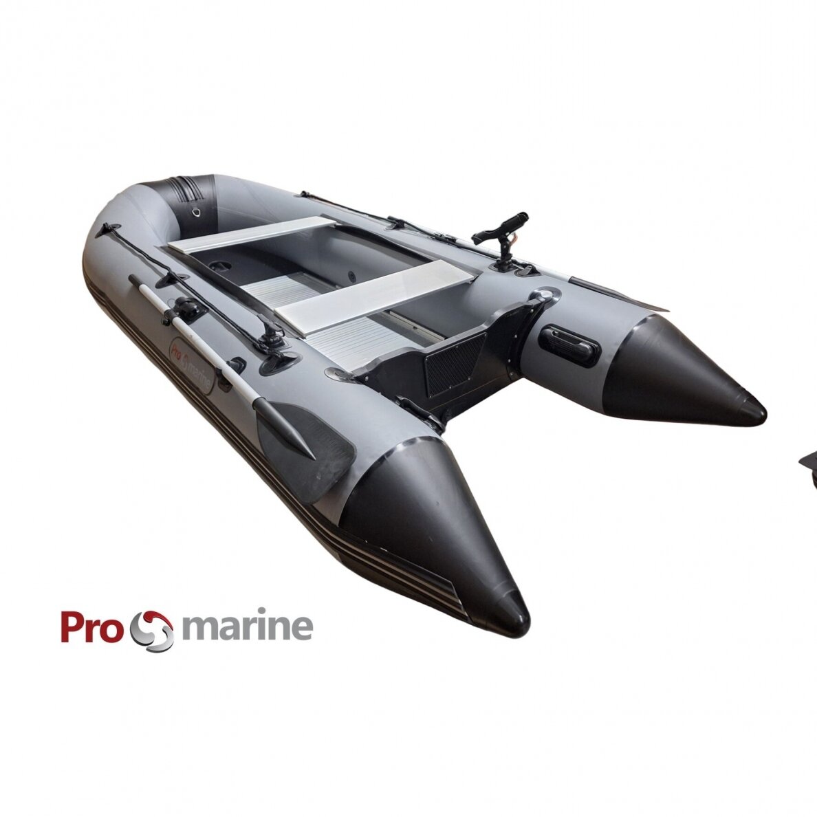 Inflatable motor boat with keel ProMarine AL380 (380cm, floor Aluminum, dark grey) Inflatable motor boat with keel ProMarine AL380 (380cm, floor Aluminum, dark grey)