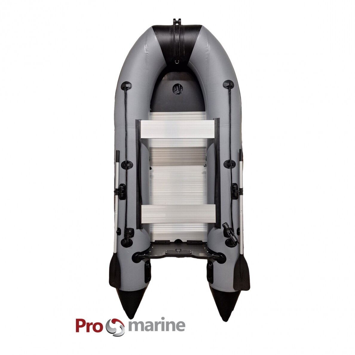Inflatable motor boat with keel ProMarine AL380 (380cm, floor Aluminum, dark grey) 1 Inflatable motor boat with keel ProMarine AL380 (380cm, floor Aluminum, dark grey) 1