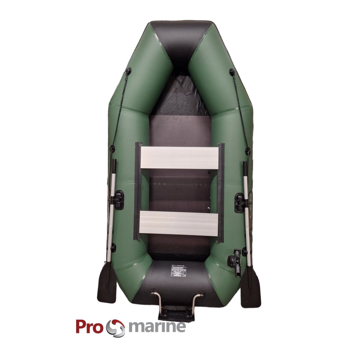 Inflatable boat ProMarine IBP265 (265cm, SLATTED FLOOR, green, transom kit) 2