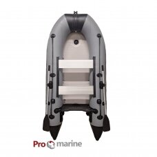 Inflatable PVC Boat ProMarine AD360 ( 360cm, Airdeck, dark grey/black)