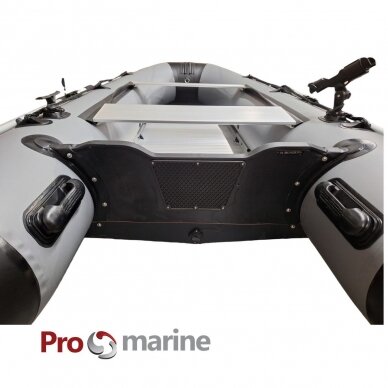 Pripučiama PVC Valtis ProMarine AD300 ( 300cm, dugnas Airdeck, spalva: T. pilka) 3 Pripučiama PVC Valtis ProMarine AD300 ( 300cm, dugnas Airdeck, spalva: T. pilka) 3