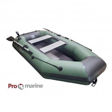 Inflatable boat ProMarine IBP265 (265cm, floor book, green) 2 Inflatable boat ProMarine IBP265 (265cm, floor book, green) 2
