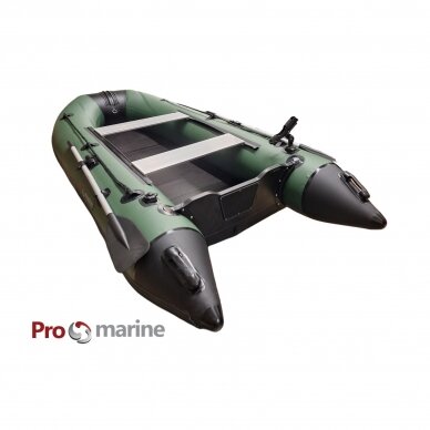 Inflatable motor boat ProMarine SL330 (330cm, floor book, green)