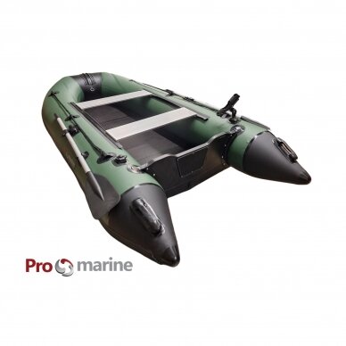 Inflatable motor boat ProMarine SL330 (330cm, floor book, green) Inflatable motor boat ProMarine SL330 (330cm, floor book, green)