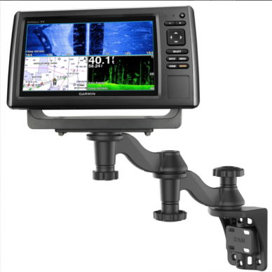 RAM® Vertical 12" Swing Arm Mount for Fishfinders & Plotters 1
