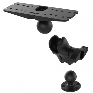RAM® Large Marine Electronics Mount - D Size Short RAM® Large Marine Electronics Mount - D Size Short