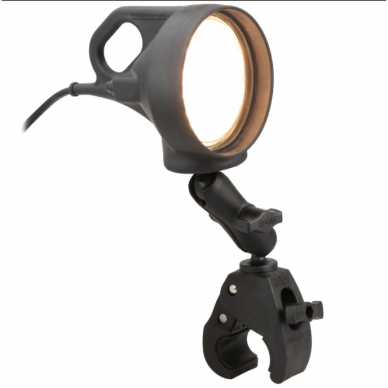 RAM® Tough-Claw™ Double Ball Mount with LED Spotlight RAM® Tough-Claw™ Double Ball Mount with LED Spotlight