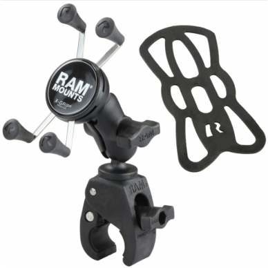 RAM® X-Grip® Phone Mount with RAM® Tough-Claw™ Small Clamp Base - Short 1