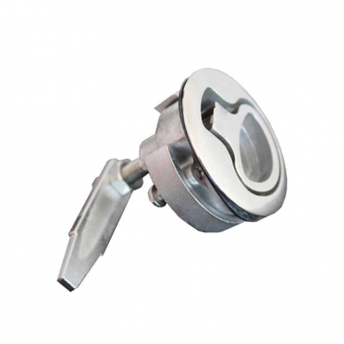 Handle / ring with lock, stainless steel (61mm)