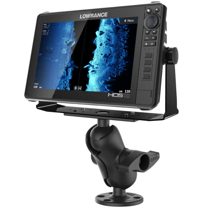 RAM® Universal Marine Electronic Mount - D Size Short
