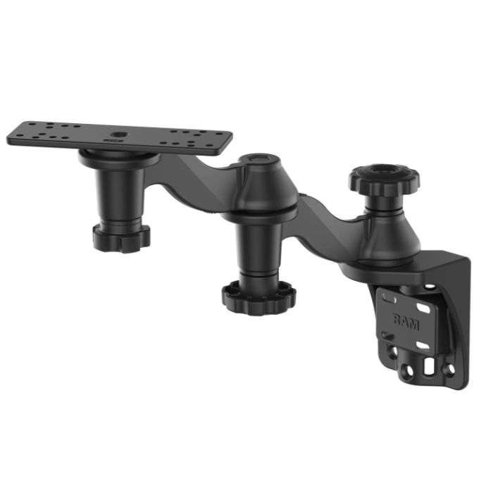RAM® Vertical 12" Swing Arm Mount for Fishfinders & Plotters RAM® Vertical 12" Swing Arm Mount for Fishfinders & Plotters
