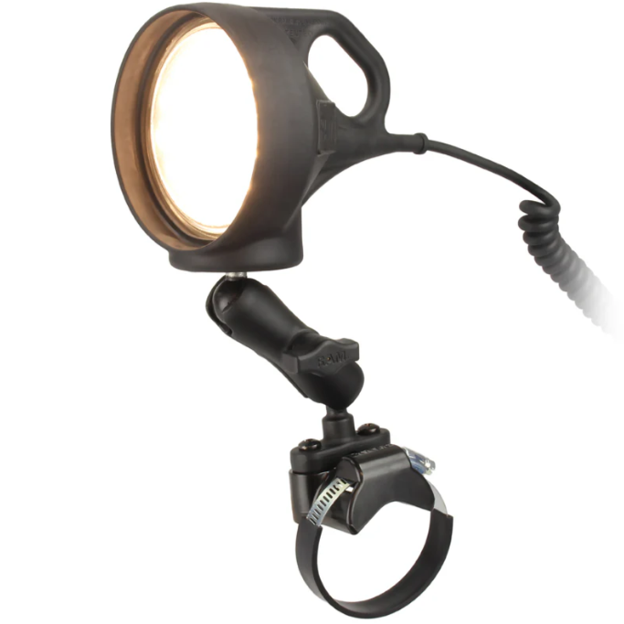 RAM® ATV/UTV Rail Mount with LED Spotlight
