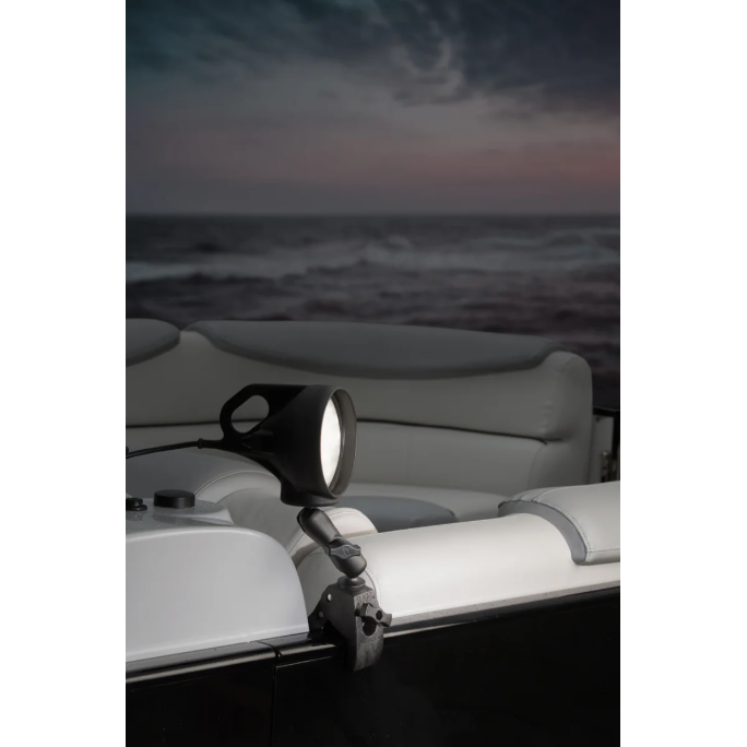 RAM® Tough-Claw™ Double Ball Mount with LED Spotlight 1 RAM® Tough-Claw™ Double Ball Mount with LED Spotlight 1