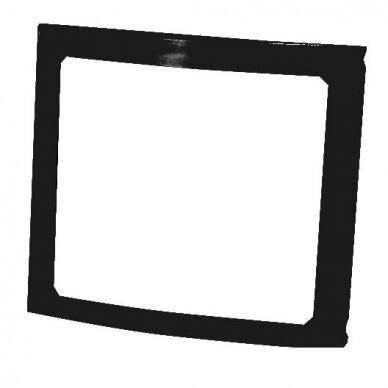 Switch Panel Frame, single, L 9.5cm W 10cm, black 1