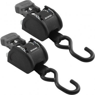 IMMI BOATBUCKLE MINI RETRACTABLE RATCHET TIE-DOWNS (2,5CMx182CM, 635kg, 2units.)