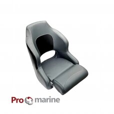 Sėdynė Premium Captain Promarine (T.pilka/Juoda)
