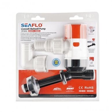 SEAFLO Livewell Pump 13E 800GPH 1 SEAFLO Livewell Pump 13E 800GPH 1