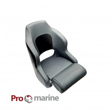 Fishing Seat Premium Captain Promarine (Charcoal/black)