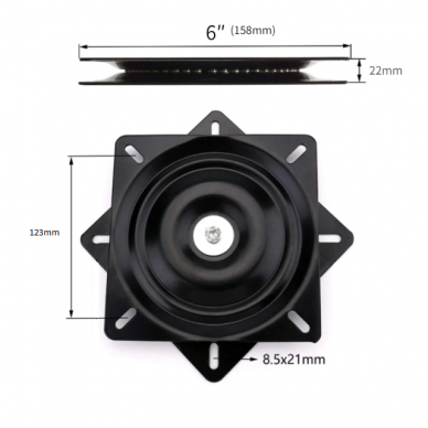 Boat Seat Swivel Mount Base - 360 Degree Heavy Duty 2 Boat Seat Swivel Mount Base - 360 Degree Heavy Duty 2