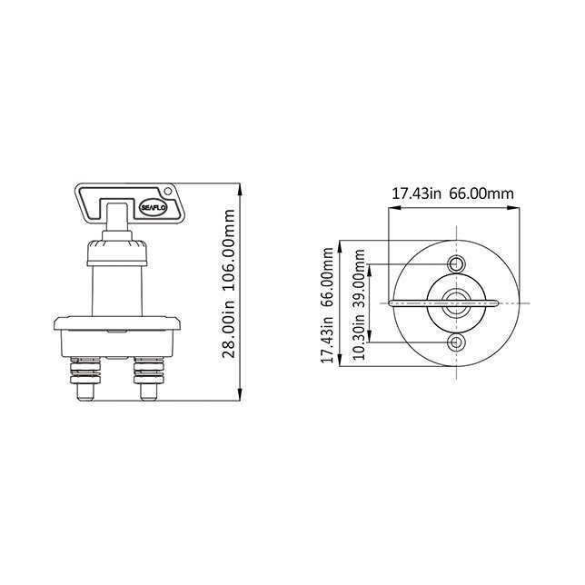 SEAFLO Battery Isolator Switches 2