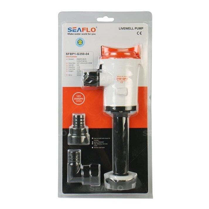 04 Series 350GPH Seaflo Baitwell/ Livewell Pump 1 04 Series 350GPH Seaflo Baitwell/ Livewell Pump 1