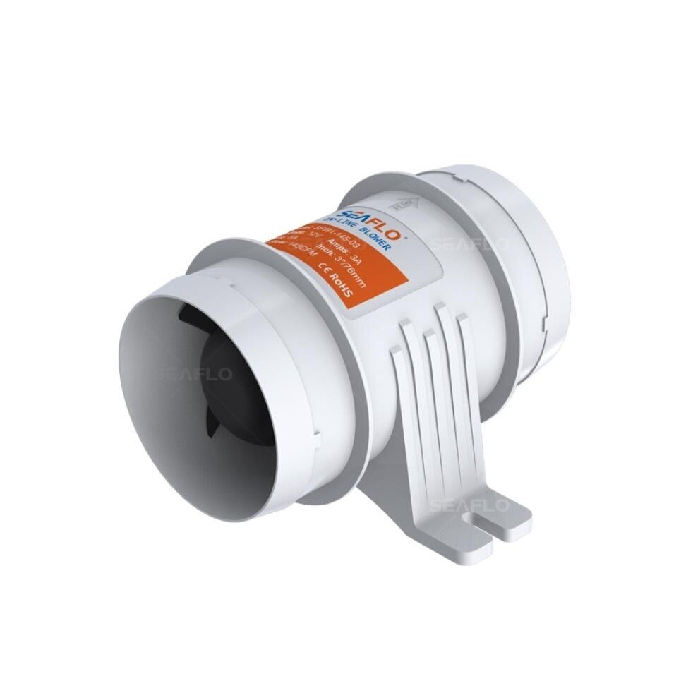 SEAFLO 247CMh In-Line Bilge Blower Fan 1
