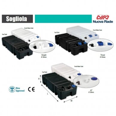 SOGLIOLA Tank Fuel 45Lt w/o Cap Str.Deckfill 650x350x220 2 SOGLIOLA Tank Fuel 45Lt w/o Cap Str.Deckfill 650x350x220 2