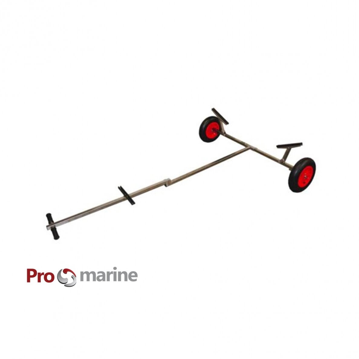 Sudedamas valties vėžimėlis -transportavimo ratukai  (ner. plienas, ilgis 235cm,plotis:140cm)
