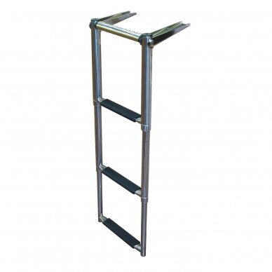Ladder telescopic stainless steel (3 steps) 1