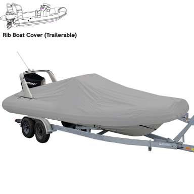 Trailable cover OCEANSOUTH for RIB BOAT
