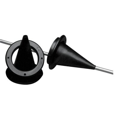 TROSO - KABELIO ĮVADO GUMA diam.89mm, cut-out diam.59mm, juoda TROSO - KABELIO ĮVADO GUMA diam.89mm, cut-out diam.59mm, juoda