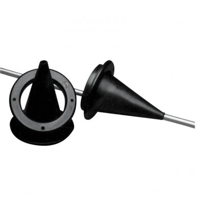 TROSO - KABELIO ĮVADO GUMA diam.89mm, cut-out diam.59mm, juoda TROSO - KABELIO ĮVADO GUMA diam.89mm, cut-out diam.59mm, juoda