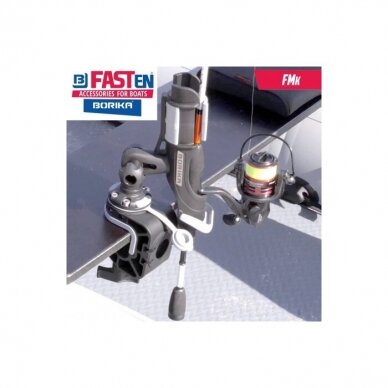 Borika FASTen Transom Clamp with Mount 2 Borika FASTen Transom Clamp with Mount 2