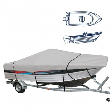 Trailable cover OCEANSOUTH  for boat with center console