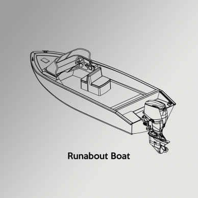 Transportavimo tentas OCEANSOUTH kateriams su stiklu (runabout) 3 Transportavimo tentas OCEANSOUTH kateriams su stiklu (runabout) 3