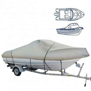 Transportavimo tentas OCEANSOUTH kateriui su priekiniu stiklu ir kajute Transportavimo tentas OCEANSOUTH kateriui su priekiniu stiklu ir kajute